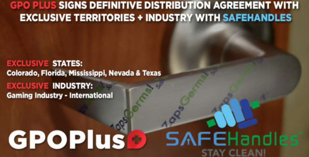 GPO Plus Signs Definitive Distribution Agreement With Exclusive Territories and Industry With SafeHandles 1600 × 815 px