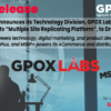 2023 04 20 GPOPlus Annouces GPOX Labs