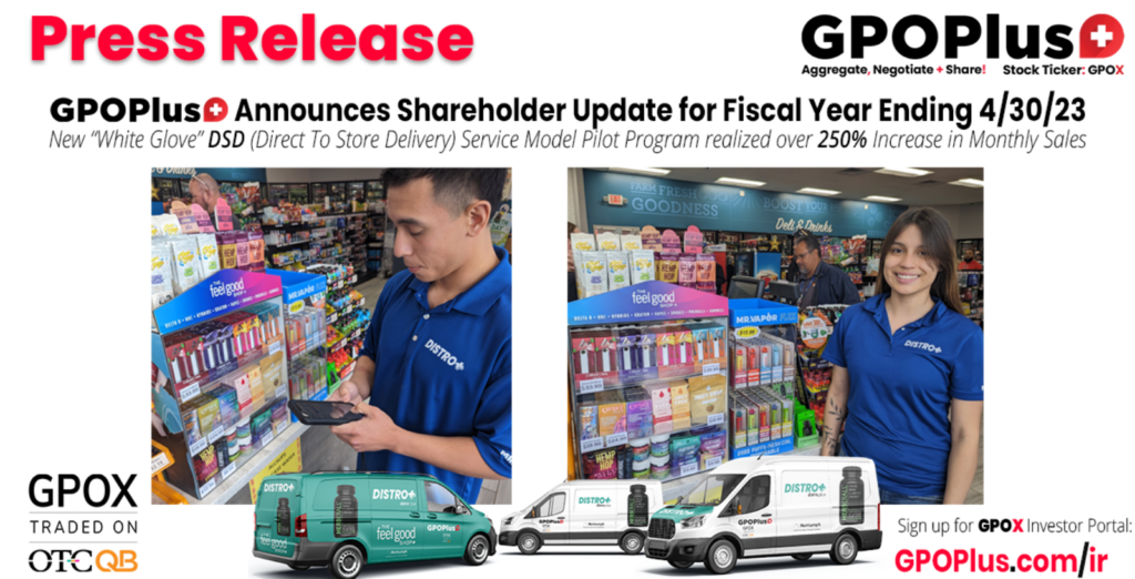 GPOX Press Release Announces Shareholder Update For Fiscal Year Ending 4 30 23