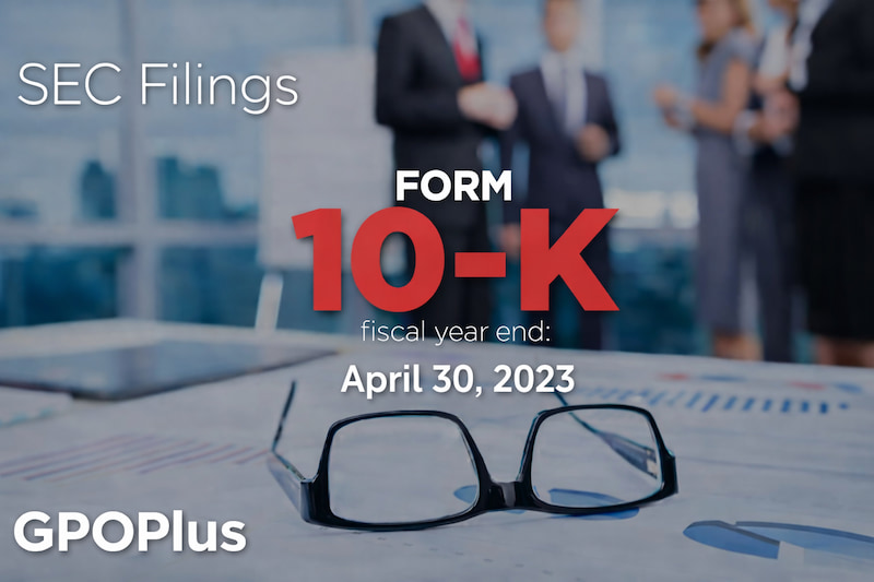 GPOPlus (GPOX) 10-K Filing: April 2023