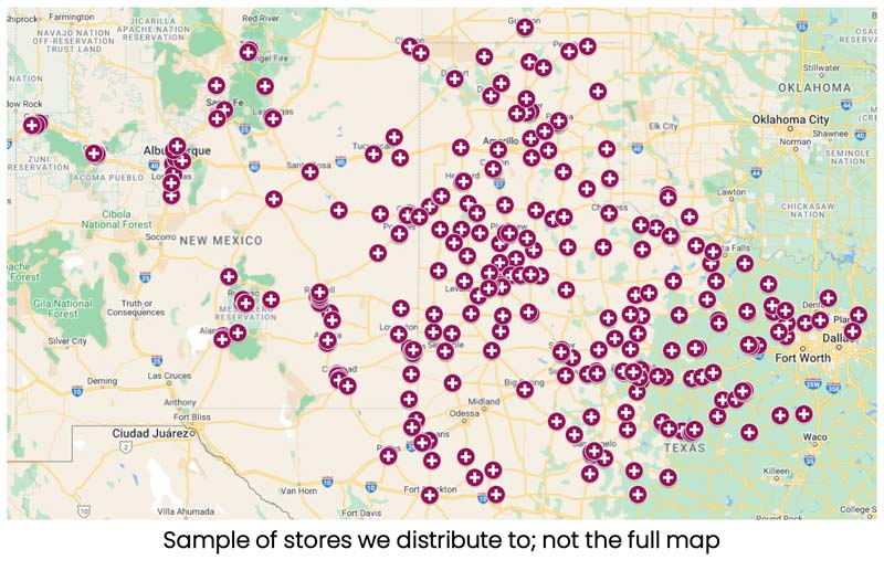 Distribution Map GPOPlus+