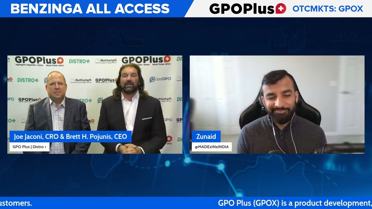 GPO Plus, Inc Brett H. Pojunis & Joe Jaconi on Benzinga All Access