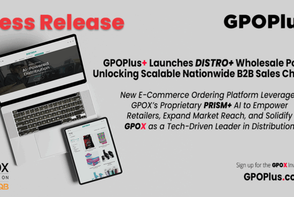 2025 05 08 GPOX Launches DISTRO Wholesale Portal