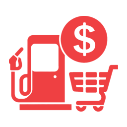 Total sales from fuel and in-store